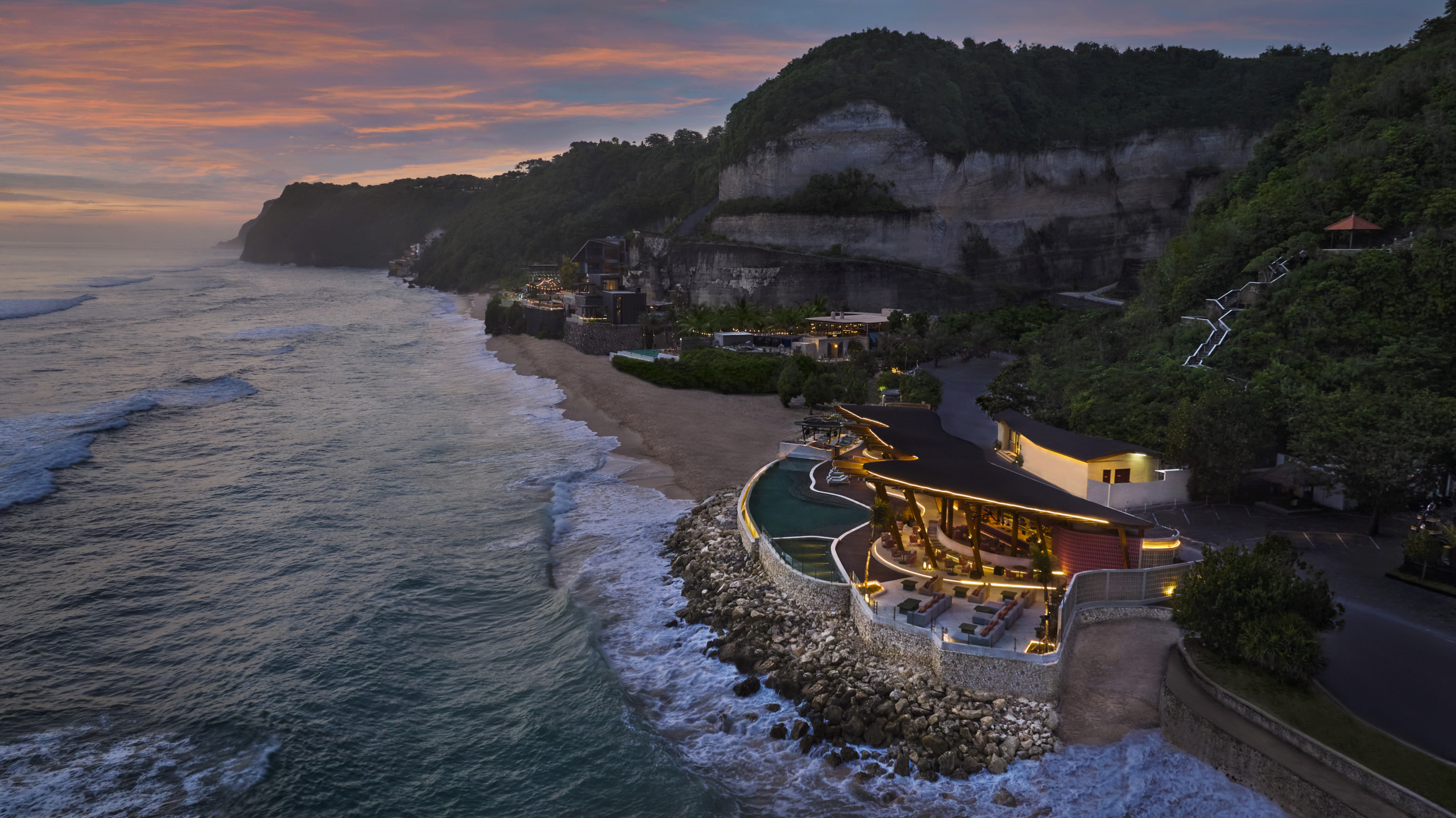 Uma Beach House, the beach club at Umana Bali