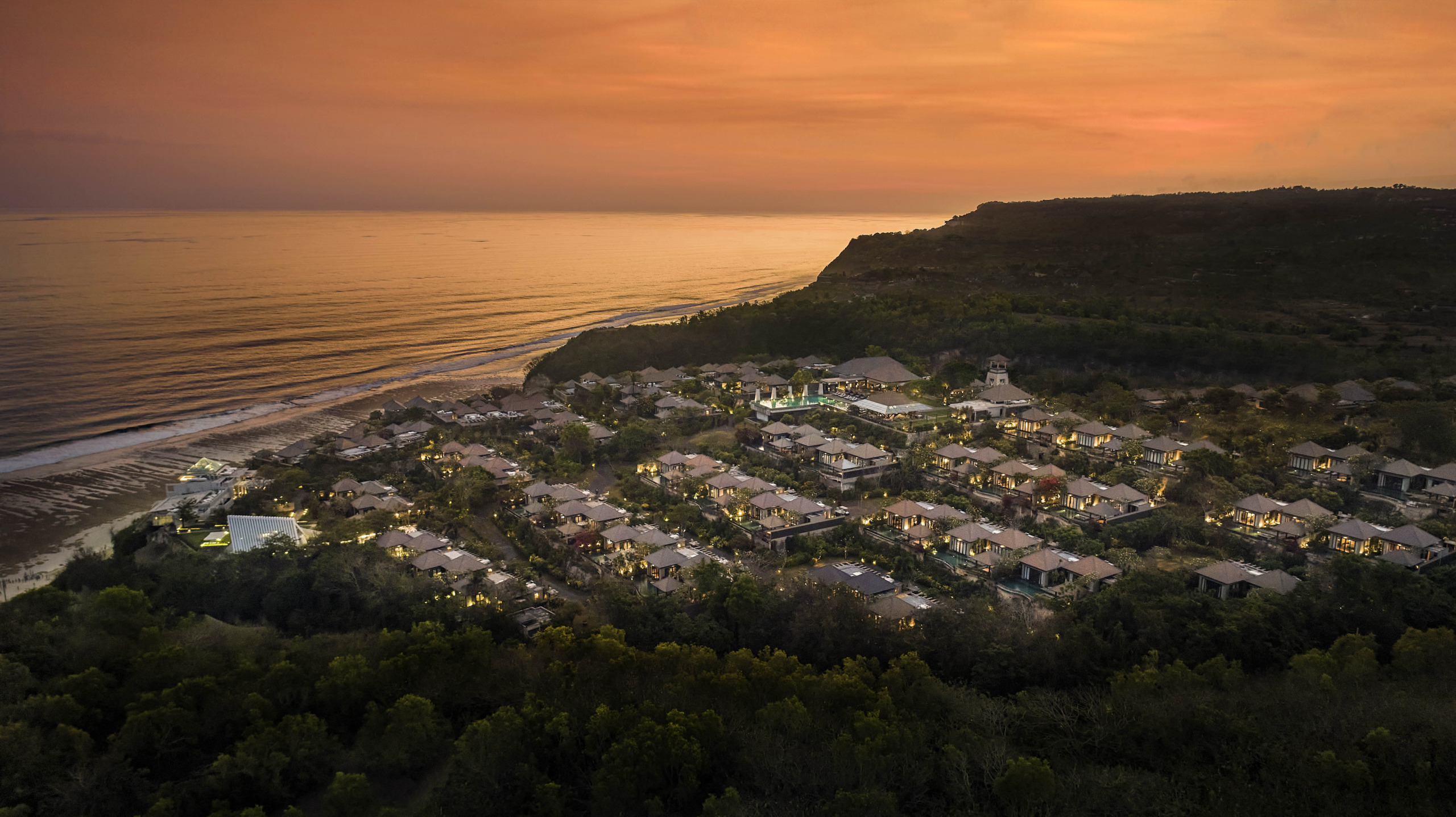 Aerial View of Umana Bali LXR